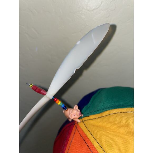 Vintage WAVY GRAVY Grateful Dead Clown Interstellar Propeller Hat Beanie - Picture 3 of 7